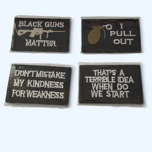 Tactical Morale Patch Bundle, Set for Caps, Bags, Backpacks, Vest - Picture 1 of 2